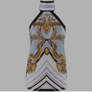 Elegant Women's Top with Ornate Design